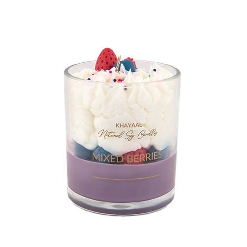 KHAYAAL NATURAL SOY CANDLE MIXED BERRIES